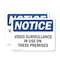 Signmission Video Surveillance In Use On These Premises OSHA Notice Sign, Vinyl Decal, 10in W x 7in L, 2PK OS-2PACK-NS-D-710-L-16812 - alternate 1